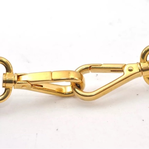 Authentic PRADA Nylon Leather Stripe Pattern Shoulder Strap 41.7" Gray - Picture 6 of 16